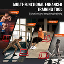 SucceBuy 12/18 Inch  Jump Box Anti-Slip Fitness Exercise Step Up Box For Home Gym Training Conditioning Strength Training