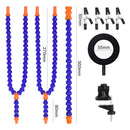 Helping Hands Soldering Third Hand PCB Circuit Board Holder Flexible Arms with Desk Clamp Base for Electronic Boards Repair Tool