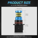 2X P13W SH23W PSX26W 4014 3030 Led DRL Auto Fog Lamps Canbus Car Daytime Running Light  For 2008-2012 Audi A4 Q5 Skoda Mazda CX5