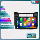 Hizpo 2Din 9英寸 CarPlay Android Auto 丰田雅力士 2005-2012 汽车收音机 导航GPS RDS DSP BT 4G SWC UI7862 主机
