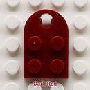 50pcs DIY Building Blocks 3176 Brick Heart Necklace/Key Ring Toys 2x 3 Heart-shaped Multicolor Educational Toy Gift for Children