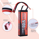 Sunpadow 2S 7.4V Lipo Battery for 5100mAh 70C Hard Case with T Deans XT60 Plug for RC Car Vehicle Truck Tank Racing Hobby