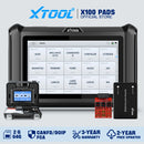 XTOOL X100 PADS Car Key Programmer Key Generator Read Pin Code All System Diagnostic Tool Automotive Scanner CANFD DOIP FCA V2.0