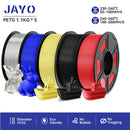 JAYO petg 3d printer filaments PETG 5Rolls 1.75mm Mixed Color Bubble Free FDM 3D Printer Material for 3d pen refill 1.1kg/1rolls