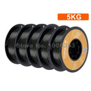 KINGROON PETG 3D Printer Filament 1.75mm 5KG 10KG Mix Color 3D Printing Material 1kg/roll  petg Plastic For FDM 3dprinter