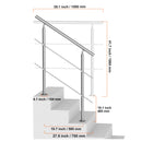The Anchorage | Stainless Steel Outdoor Transitional Handrail System