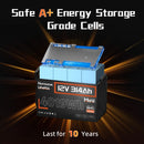 The Grid Defiant | Humsienk 12V 314Ah LiFePO4 Battery — 4019Wh Deep-Cycle Energy Storage