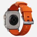 Apple Watch Ultra 2 表带 硅胶表带 49毫米 45毫米 44毫米 42毫米 硬汉橡胶运动手链 iWatch Series 9 8 7 6 5 4 SE