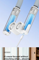 The Breeze Sentinel | High-Speed Turbine Bladeless Neck Fan (Rechargeable)