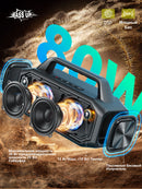 The Thunderhead | 80W Rugged Portable Bluetooth Speaker