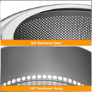 The Ember Forge | 19-Inch 304 Stainless Steel Smokeless Fire Pit