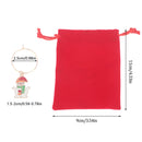 20Pcs Christmas Wine Glass Markers Holiday Drink Marker Charms for Wine Glasses