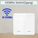 Wireless Light Wall Switch RF 433Mhz Remote Control 1/2/3Gang Interruptor Smart Lighting Switch For Lamp LED 10A 110V 220V