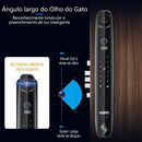 3D Face Smart Door Lock Security Camera Monitor Intelligent Fingerprint Password Biometric Electronic Key Unlock