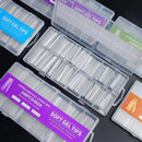 240pc/box False Nails Super Long Ballerina Nails Press On Nail Full Cover Matte Gel Tips Nail Art XXL American Capsule Fake Tips