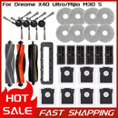 For Dreame X40 Ultra Accessories Main Brush/Cover Side Brush Hepa Filter Mop Dust Bag Dreame X40 Pro/S30 Pro Ultra Spare Parts
