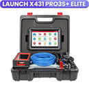 LAUNCH X431 PRO3S+ ELITE 汽车诊断工具 J2534 编程 拓扑图 ECU 编码 汽车 OBD OBD2 扫描仪 CANFD/DoIP/FCA