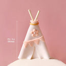 Easter Bunny Cake Topper Rabbit Animal Mushroom Ornaments Cake Decoration Party Birthday Dessert Decor Baby Shower Baking Gifts