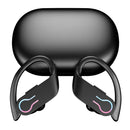 Bluetooth 5.3 Wireless Earbuds Sports Headphones with Earhooks Built-in Mic Earphones Waterproof Headphones Ear Buds for Sports