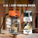 SucceBuy Wood Router 1.25HP 800W Wood Trimmer Combo Tool 30000RPM 6 Variable Speeds for DIY Woodworking Slotting Trimming
