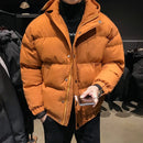 Solid Hooded Parkas Men Jacket Winter Puffer Mens Winter Jackets and Coats M-3XL 2022 Autumn New Arrivals