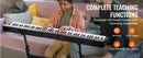 SucceBuy 88 Key Digital Piano Keyboard Semi Weighted Keys Full Size Electric Portable Keyboard Piano Set 1000Tones for Beginners