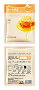 30pcs Natural Plant Facial Mask Moisturizing Oil Control Anti-Aging Fruit Aloe Korean Sheet Face Mask Beauty Skin Care Prodcuts