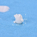 Easter Bunny Decoration Mini Resin Rabbit Craft Miniature Figurine Landscape Model Home Desktop Decor Fairy Garden Decoration