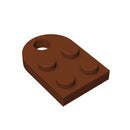 3176 Plate Modified 2 x 3 with Hole Bricks Collections Bulk Modular GBC Toys For Technical MOC Buildings Blocks Compatible