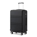 Kono Lightweight Cabin Suitcase - 20/24/28 Inch ABS Hard Shell, Fits EasyJet Under Seat, large-Compact Carry-On Trolley Case