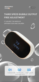Smart Automatic Foam Soap Dispenser USB Charging Hand Washing Machine ABS Material Two Colors for Bathroom