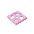 Gobricks GDS-949 Turntable 2 x 2 Plate, Base compatible with 3680  DIY Educational Building Blocks Technical