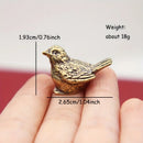 The Jade Sparrow | Handcrafted Brass Tea Pet Figurine