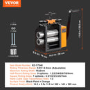 VEVOR 45/57/75/76 mm Jewelry Rolling Mill Machine 3-in-1 Multi-function Rolling Mill for Metal Jewelry Making Sheet Square Wire