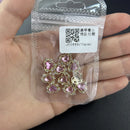 3D奢华锆石星十字美甲金属饰品10颗美人鱼珠美甲首饰 11*18毫米合金美甲水晶宝石装饰