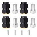 AXSPEED 7MM Brass Wheel Hex Hub Extender Adapters for TRX4M Bronco Defender K10 F-150 1/18 RC Crawler Car Model Accessories