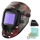 ARCCAPTAIN Auto Darkening Welding Helmet 4 Arc Sensor DIN4 1/1/1/1 with Large Viewing True Color Welding Mask For MIG MAG TIG