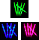 30Pcs Glow Foam Sticks for Wedding Light Up Pink Foam Stick 3 Modes Flashing Glow Wand Birthday Easter Party Supplies Customized