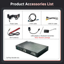 适用于梅赛德斯奔驰S级W222 W217（2014-2018）的无线CarPlay，带Android Auto、镜像链接、隔空播放和车载播放功能