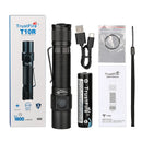 Trustfire T10R 战术LED手电筒 1800流明 强力Type-C USB充电 18650手电筒 高功率双开关