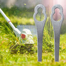2-15PCS Lawnmower Blades Grass Trimmer Blades Spare Part Metal Grass Cutting Blade Practical Mowing Machine Blades Replacement