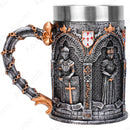 The Vow English Armoured Knight Latin Oath Tankard Cup This Knight Tankard Is Perfect for Any Medieval Enthusiast Expertly