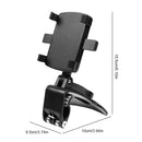Car Dashboard Support 360 Degree Rotating Auto Grip Mobile Phone Fixed Bracket Foldable Rearview Mirror Navigation Bracket