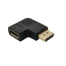 向上向下Displayport适配器 直角DP适配器 8k/60Hz 4K/144Hz 直通 90度角Displayport 1.4转换器
