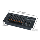 U'King Black Mini Console DMX Controller Stage Light Controller For Party DJ Disco Live Concerts KTV Night Club