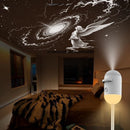 Mini Projector Night Light 2-in-1 Galaxy Star Projector Lamp Adjustable Brightness Home Car Atmosphere Light Kids Gift