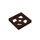Gobricks GDS-949 Turntable 2 x 2 Plate, Base compatible with 3680  DIY Educational Building Blocks Technical