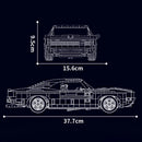 Mould King 10112 Technical Car Toys The Charger Sport Racing Car Building Block Assembly Car Brick Set Kids Christmas Gift