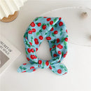 Approx 55cm Cotton Linen Square Scarf Neckerchief Spring Autumn Scarves Neck Scarf Turban Bandanas Headband Decoration for Women