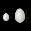 20/50Pcs DIY Easter Eggs Painting Foam White Easter Eggs for Kids Easter Gift Diy Craft Supplies Easter Decoration for Home 2024